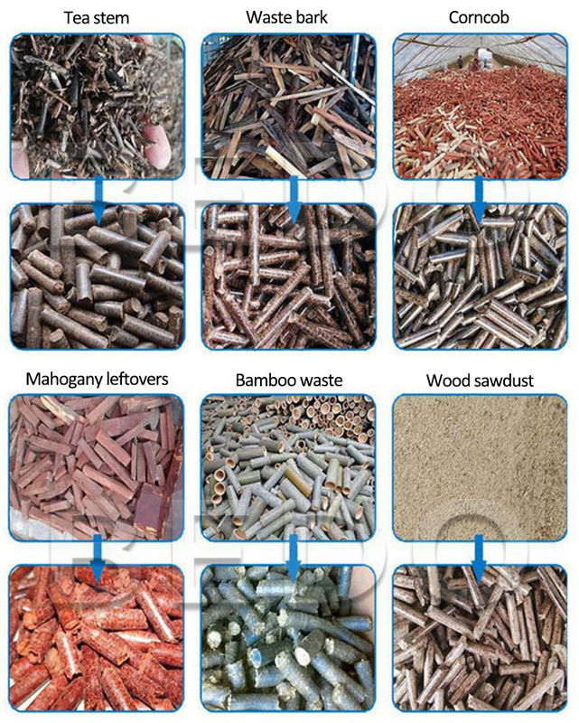 120mm Roller Wood Pellet Machine Stainless Steel Wood Pellet Making Machine