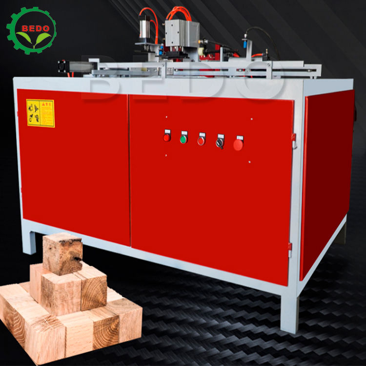 Lightweight Sawdust Wood Block Cutting Machine Customizable