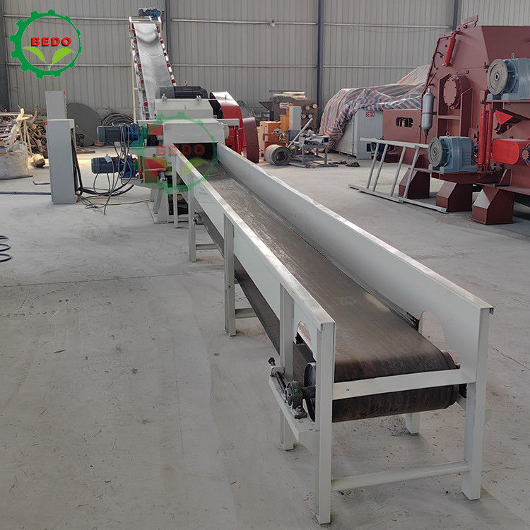 55 kW 590 rpm commerciële houtbreker machine trommel type chipper shredder zwaar werk
