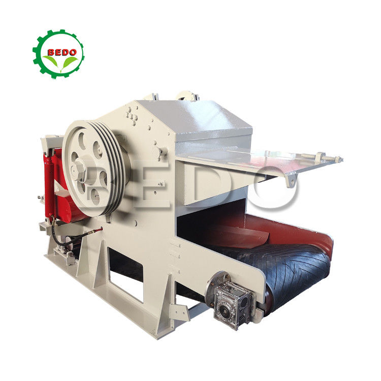 Compacte elektrische zelfvoedende houtversnippermachine Trommeltype versnipperaar Shredder