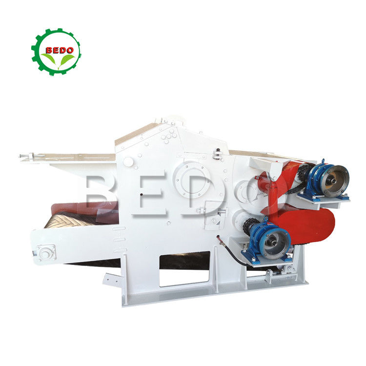Compacte elektrische zelfvoedende houtversnippermachine Trommeltype versnipperaar Shredder