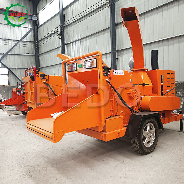 Continu werkende tuinboomgaard Houtversnipper machine boomborstel tak versnipper apparatuur