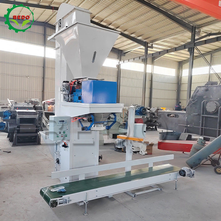 1.5KW Wood Pellet Packing Machine AC380V PLC Control