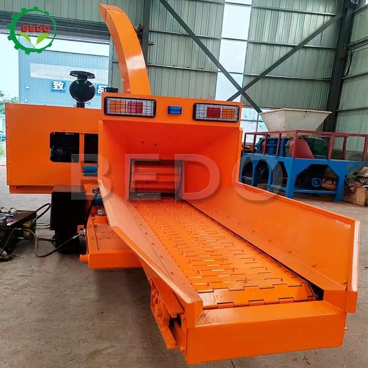 Continu werkende tuinboomgaard Houtversnipper machine boomborstel tak versnipper apparatuur