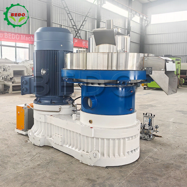 Stainless Steel Wood Pellet Machine With PLC Control System And Autostart/Stop Device
