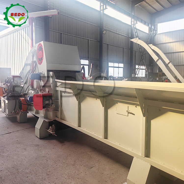 235 HP Houtsplintermachine 700x400mm Inlaat 2pcs Messen Zware houtsplinterdrom Type Industriële Shredder