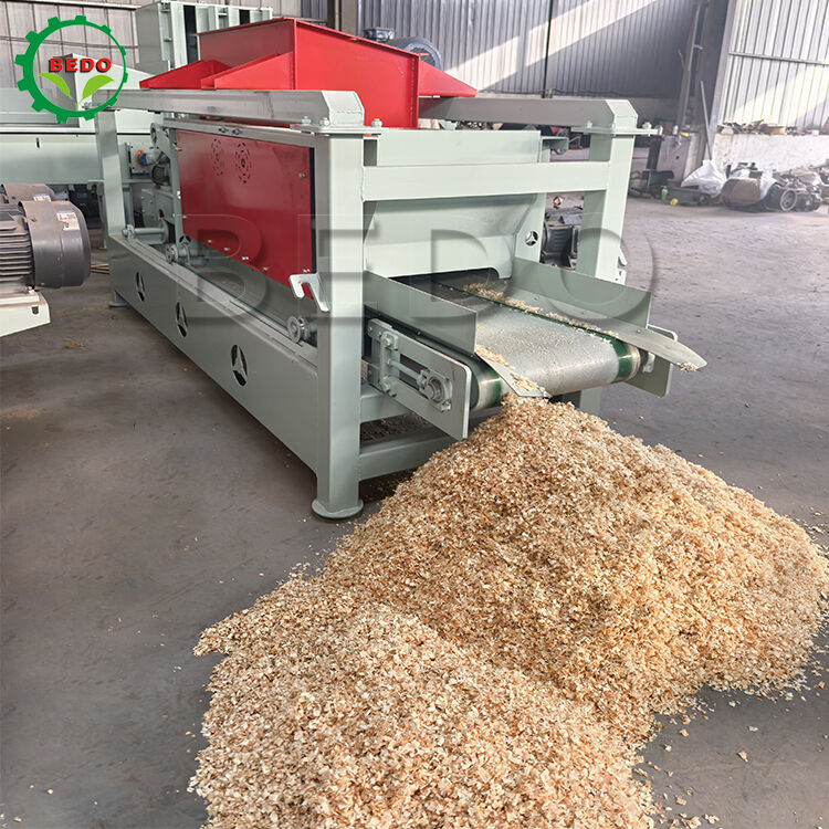 1-10 mm verstelbare houtsplijtmachine 7.5kw hoofdas 800 kg/uur Productiecapaciteit