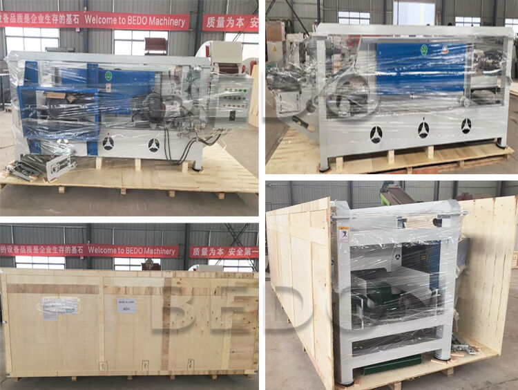 Automatische houtsplijtmachine legeringsstaal lemmet 125 mm Roller 400 kg/uur Capaciteit Industrieel materieel