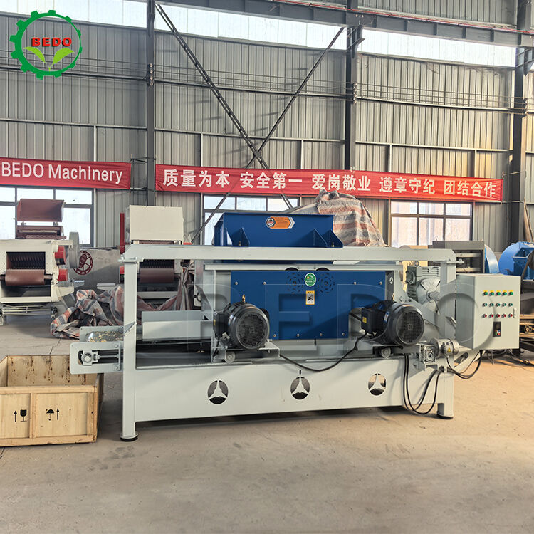 Alloy Steel Mes 125mm Roldiameter Duurzame Houtschaafselmachine voor Hoge Efficiëntie Houtschaafsel Productie