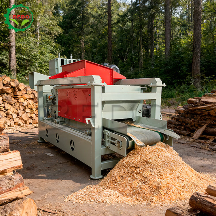 4kw lopende macht houtkrullen machine 400kg/h capaciteit stalen frame duurzaam houtverwerkingsapparatuur