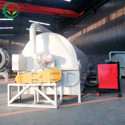 4kw Rotary Sawdust Dryer Machine Voor Meubelfabriek Plywoodfabriek