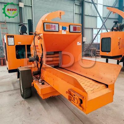 Diesel mobiele houttak boschipper machine hydraulische voeding