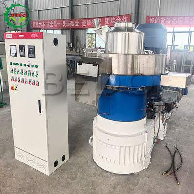 Geavanceerde roestvrijstalen biomassapelletmachine met PLC-besturingssysteem