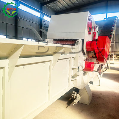 Zelfvoedende 235HP Houtsplintermachine 700x400mm Inlaat Zware Dienst Splintermachine Industriële Drum Shredder