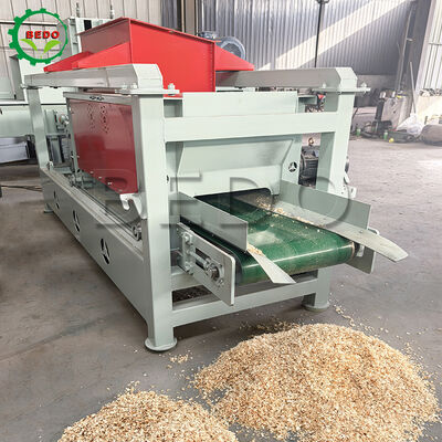 Carbon Steel Wood Shavings Machine Producing 1-2mm Uniform Shavings with Automatic Operation for Wood Waste Recycling