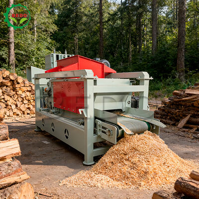 4kw lopende macht houtkrullen machine 400kg/h capaciteit stalen frame duurzaam houtverwerkingsapparatuur