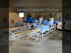 380V Houtzaagstof blok maken machine Automatische PLC-besturing